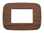 VIMAR SERIE Arke – Rahmen Round 7 Module Walnuss Holz von VIMAR