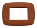 VIMAR SERIE Arke – Round Rahmen 3 Module Holz Kirsche von VIMAR