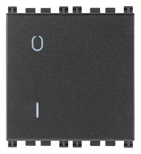 VIMAR SERIE Arke – Schalter 2 polig 16 AX 2 Module Grau von VIMAR