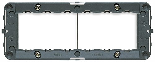 VIMAR SERIE IDEA – 6 Modul Halterung mit Schrauben von VIMAR