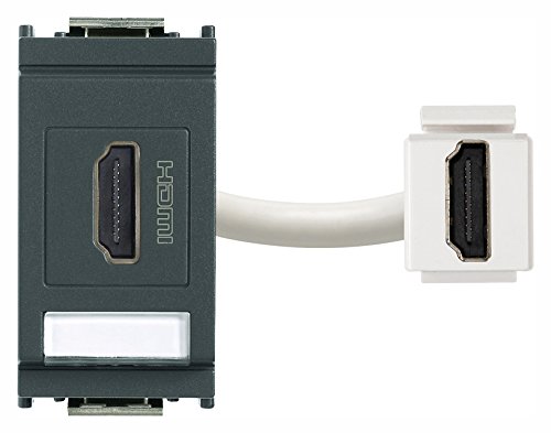 Vimar Idee-Serie - HDMI-Buchse grau von VIMAR