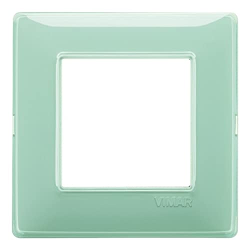 VIMAR SERIE Wandhalter – Platte 2 Modul Reflex Minze von VIMAR