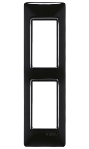 VIMAR SERIE Wandhalter – Platte 2 Panel Tecnopolimero Modul schwarz von VIMAR