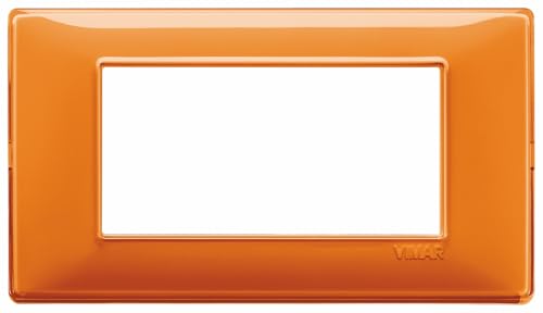 VIMAR SERIE Wandhalter – Platte 4 Modul Reflex Orange von VIMAR