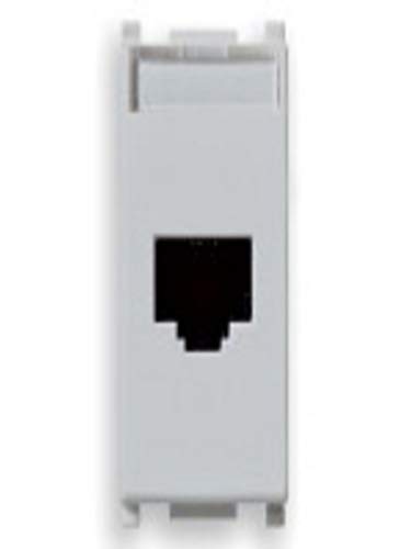 VIMAR SERIE Wandhalter – Steckdose RJ45 Netsafe Cat5e UTP Silver von VIMAR