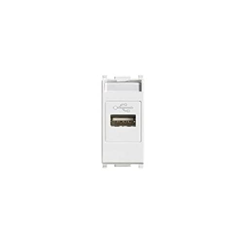 VIMAR SERIE Wandhalter – Steckdose USB weiß von VIMAR