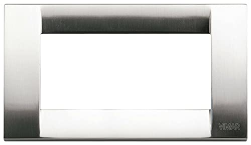 VIMAR Serie IDEA – Metallplatte Classica 4 Module Idee Nickel gebürstet VIMAR Serie IDEA – Metallplatte Classica 4 Module Idee Nickel gebürstet von VIMAR