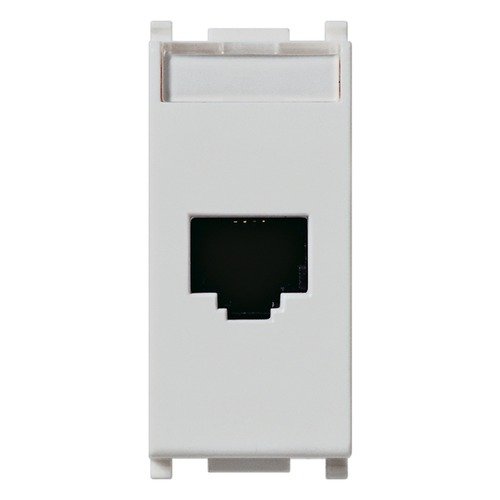 VIMAR Serie flach – Steckdose RJ45 netsafe CAT6 UTP 110 Silver von VIMAR