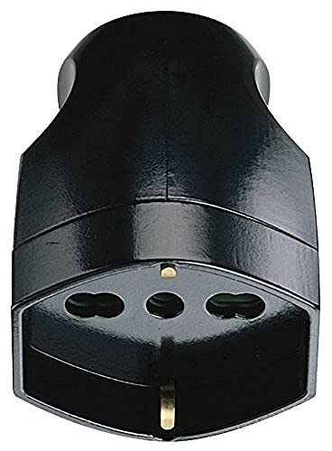 VIMAR Universal Stecker 2P + T 16 A Axial Schwarz von VIMAR