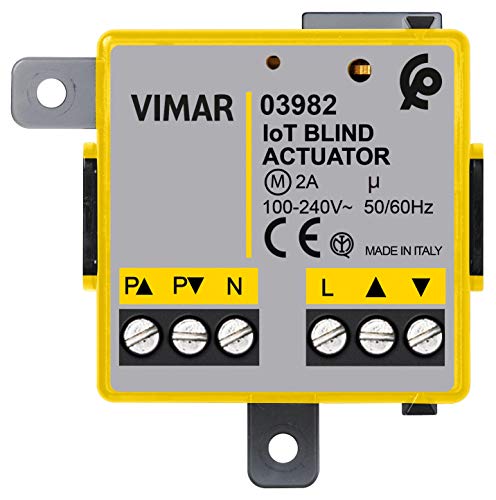 Vimar 03982 IoT-Rollladenmodul für Rollladen, entfernte Steuerung, Über das entsprechende Gateway oder den Hub ZigBee mit Alexa, Google Home und IFTTT kompatibel Vimar 03982 IoT-Rollladenmodul für Rollladen, entfernte Steuerung, Über das entsprechende Gateway oder den Hub ZigBee mit Alexa, Google Home und IFTTT kompatibel von VIMAR