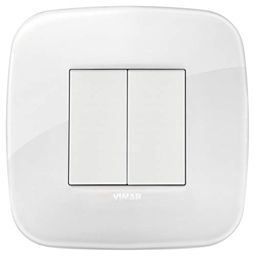 Vimar 0K03925.06 Arké Steuerungs-Set, kabellos und ohne Batterie, VIEW Wireless Standard Bluetooth komplett mit Halterung, Tasten, 2 m Plakette von VIMAR