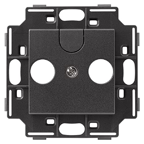 Vimar 19319 Adapter für TV-RD-SAT Koaxial-Steckdose, 2-Augang, vorbestimmter Typ-F Stecker, 2 Module, fertigzustellen mit Abdeckrahmen Arké, grau Vimar 19319 Adapter für TV-RD-SAT Koaxial-Steckdose, 2-Augang, vorbestimmter Typ-F Stecker, 2 Module, fertigzustellen mit Abdeckrahmen Arké, grau von VIMAR