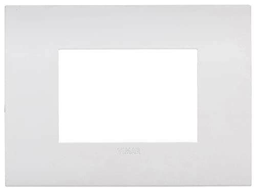 Vimar 19953.26 Arké fit Plate 3 Module, Metall, Polar matt von VIMAR