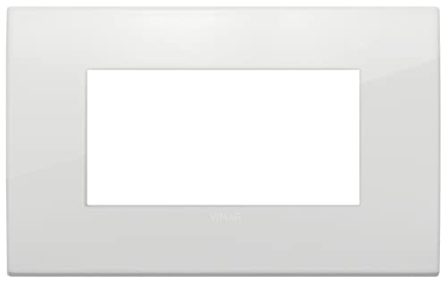 Vimar 19954.26 Arké fit Plate 4 Module, Metall, Polar matt von VIMAR