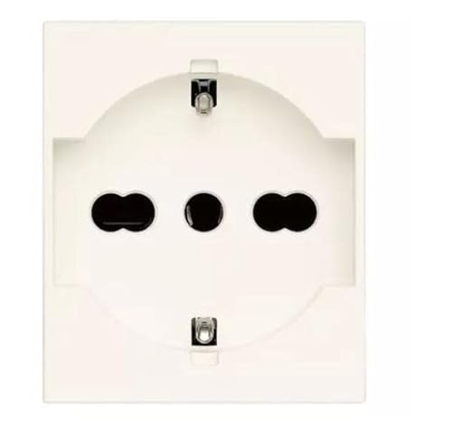 Vimar 30210.B Linie Steckdose SICURY Universal Standard Italienisch P40, weiß, 2m von VIMAR