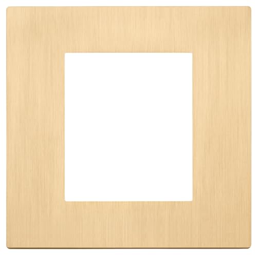 Vimar 30642.70 Serie Linie Platte 2 Module, Metall, gebürstetes Gold von VIMAR