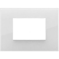 Vimar - Arke' placca classic tecnopolimero 3 posti colore reflex ghiaccio total look 19653.b66 von VIMAR