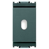 Vimar - Idee fÜr eine kabellochabdeckung mit kabelklemme 1 modul farbe grau 16541 von VIMAR