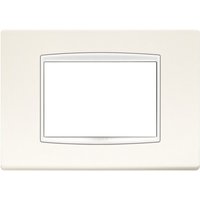Vimar - Klassische Abdeckplatte 3M Arctic White 20653.B01 von VIMAR