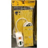 Vimar - Multipresa 1 schuko + 2 low + 3mt + white color switch fp00511.l.b Vimar - Multipresa 1 schuko + 2 low + 3mt + white color switch fp00511.l.b von VIMAR