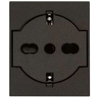 P40 unterputzdose Vimar linea 2p+e 16a schwarz- 30211.g von VIMAR