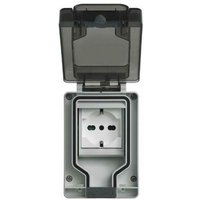 Wasserdichtes gehÄuse ip66 mit gestecktem stecker plus universalsteckdose italienischer standard p40 2 module farbe weiß 14962.u Wasserdichtes gehÄuse ip66 mit gestecktem stecker plus universalsteckdose italienischer standard p40 2 module farbe weiß 14962.u von VIMAR