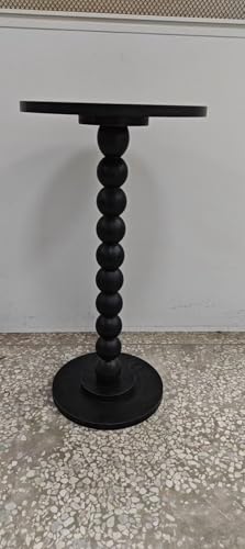 VIMBER Kleiner runder Beistelltisch, schwarz, UTBT005B von VIMBER