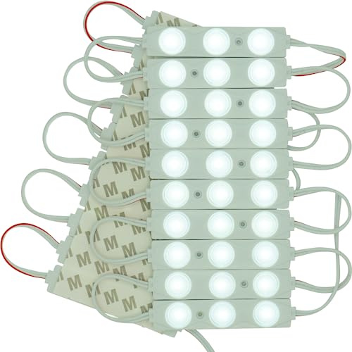 VIMLED 12V LED Einspritzmodule – 20 Stück à 1,4 W / 130 lm in kaltweiß – IP67 wasserfeste SMD LED Injektion Module zur Beleuchtung für Lichtwerbung, Ambiente oder als Arbeitslicht von VIMLED