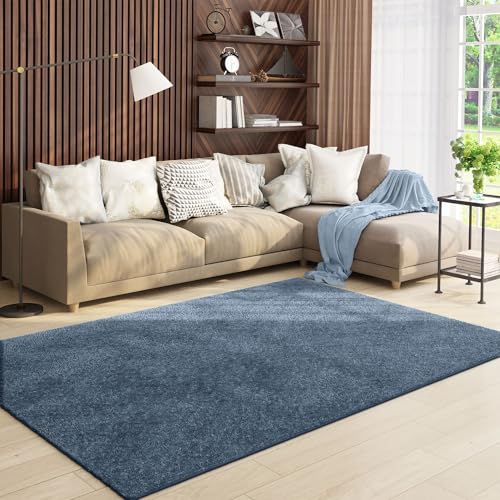 Teppich Wohnzimmer Kurzflor Einfarbig für Schlafzimmer kinderzimmer weicher pflegeleichter, versch.- Größen, Farben, Farbe:Baby.Blau, Size:200x280 cm Teppich Wohnzimmer Kurzflor Einfarbig für Schlafzimmer kinderzimmer weicher pflegeleichter, versch.- Größen, Farben, Farbe:Baby.Blau, Size:200x280 cm von VIMODA
