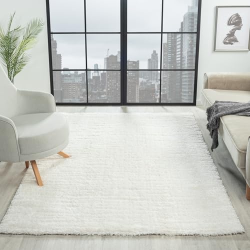 VIMODA Hochflor Langflor Teppich Modern Wohnzimmer Schlafzimmer Ultra Weich Muster, Farbe:Streifen-1, Maße:120x170 cm VIMODA Hochflor Langflor Teppich Modern Wohnzimmer Schlafzimmer Ultra Weich Muster, Farbe:Streifen-1, Maße:120x170 cm von VIMODA