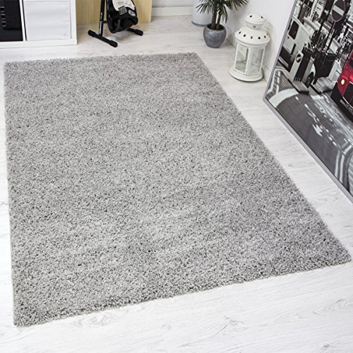 VIMODA Prime Shaggy Teppich Grau Hochflor Langflor Teppiche Modern für Wohnzimmer Schlafzimmer Einfarbig 120x170 cm VIMODA Prime Shaggy Teppich Grau Hochflor Langflor Teppiche Modern für Wohnzimmer Schlafzimmer Einfarbig 120x170 cm von VIMODA