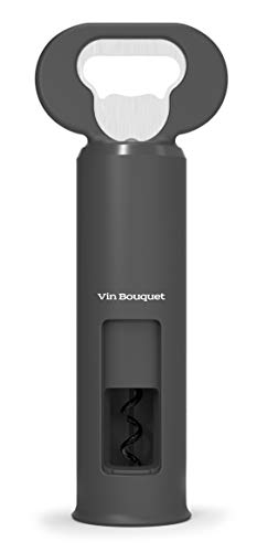 VB VIN BOUQUET FID 680 Korkenzieher, Kunststoff, Schwarz von VB VIN BOUQUET