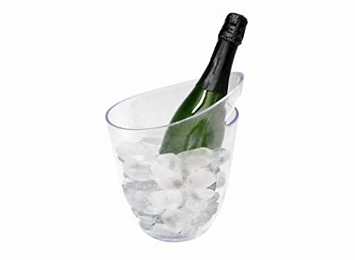 Vin Bouquet FIE 192 Sektk&uumlhler, transparent, f&uumlr eine Flasche, aus ABS, 20 x 20,5 x 24 cm, Polystyrol, durchsichtig, 20x20.5x24 cm von VB VIN BOUQUET