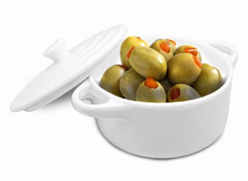 Vin Bouquet FIH 375 Porzellan Snacks Cocotte, weiß von NERTHUS