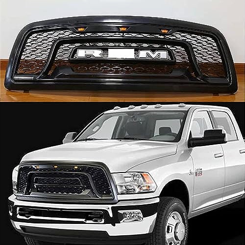 VINAMY Auto-Frontkühlergrills für Do-dge Ram 1500 2009-2012 Frontstoßstangenmaske, Autogrill, modifiziertes Zubehör VINAMY Auto-Frontkühlergrills für Do-dge Ram 1500 2009-2012 Frontstoßstangenmaske, Autogrill, modifiziertes Zubehör von VINAMY