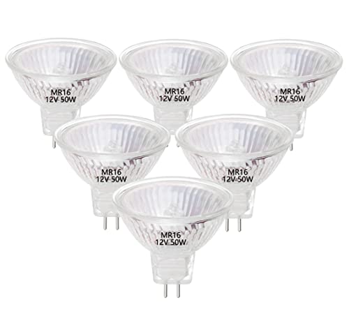 Halogenlampe MR16, 35 W 12 V MR16 GU5.3 Halogenstrahler, Warmweiß, Satz von 6 von VINBE