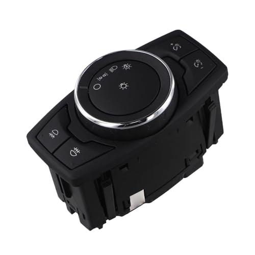 Kompatibel Mit Ford Für Mondeo V 2014 2015 2016 2017 2018 2019 Auto-Scheinwerfer-Nebelscheinwerfer-Steuerschalter Scheinwerferschalter DG9T13D061FEW Hauptlichtschalter von VINCTV