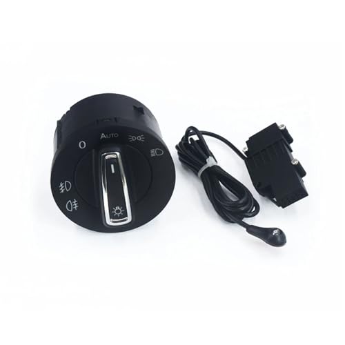 Kompatibel Mit Seat Für Arona 2018 Für Ibiza 2016 Für Toledo 2016 2017 2018 2019 Automatischer Scheinwerferlicht-Nebelscheinwerferschalter 5G0941431AH Hauptlichtschalter(Auto Set) von VINCTV