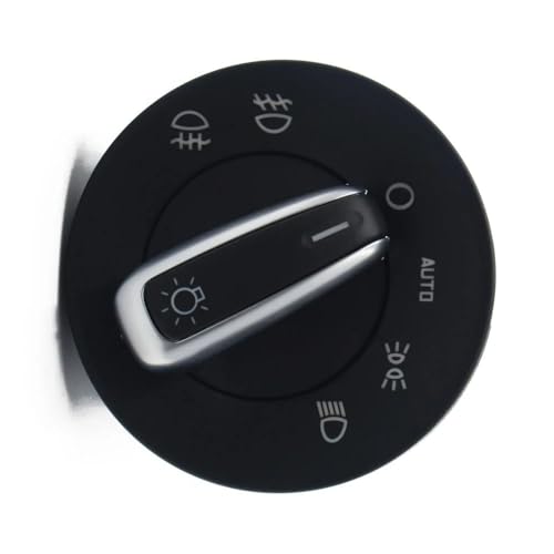 Kompatibel Mit Skoda Für Octavia 1Z3 Für Combi 1Z5 2004 2005 2006 2007 2008 2009 2010 2011 2012 Nebelscheinwerfer-Scheinwerferschalter 1Z0941431K Hauptlichtschalter(Headlight Switch) von VINCTV