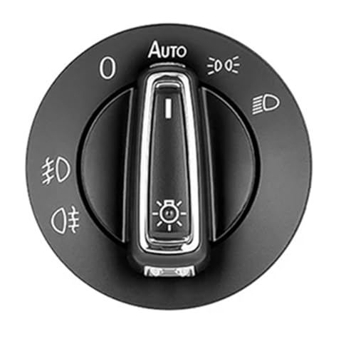 Kompatibel Mit VW Für Beetle 2004–2019, Automatischer Scheinwerferschalter, Automatischer Build-Sensorschalter, Auto-Scheinwerferschalter-Steuersensor Hauptlichtschalter(2015-2019 Small plug) von VINCTV