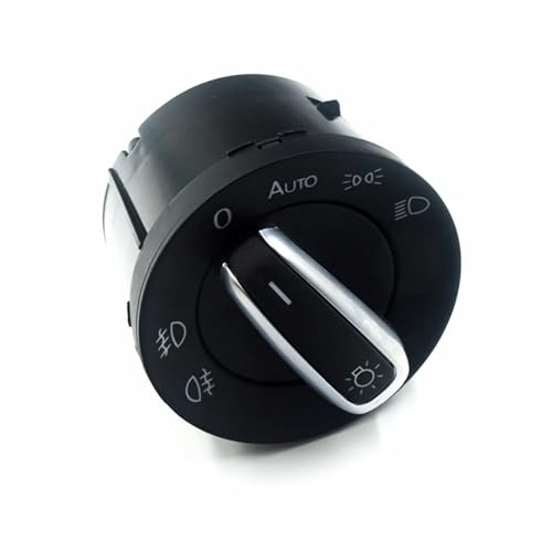 Kompatibel Mit VW Für Caddy Für Golf Für J&etta Autoscheinwerfer Nebelscheinwerferschalter Autoscheinwerfer Lichtschalter 5ND941431B 3C8941431A Hauptlichtschalter von VINCTV