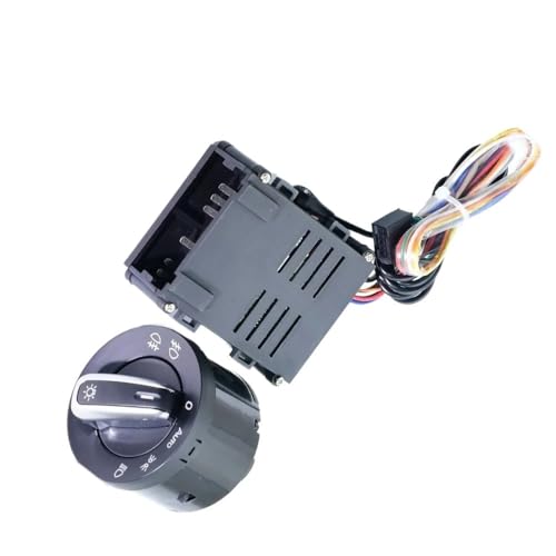 Kompatibel Mit VW Für Caddy Für Scirocco Für Tiguan 2009 2010 2011 Auto-Lichtsensor Mit Scheinwerferschalter Scheinwerferschalter 5ND941431B Hauptlichtschalter von VINCTV
