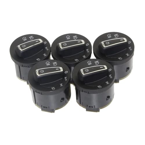 Kompatibel Mit VW Für Golf MK7 Auto Chrom Scheinwerferschalter Steuerung Scheinwerferschalter Lichtschalter 5GG941431D 5GG-941-431D Hauptlichtschalter von VINCTV