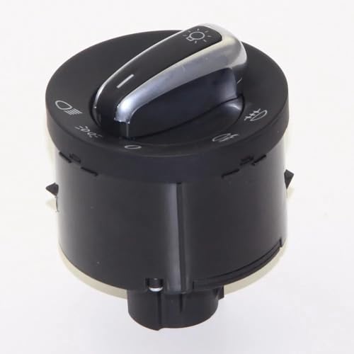 Kompatibel Mit VW Für Golf Mk5 Mk6 Für Caddy Für Touran 2004 2005 2006 2007 2008 Chrom-Scheinwerferschalter Lichtschalter 5ND941431A Hauptlichtschalter von VINCTV