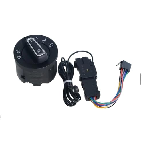 Kompatibel Mit VW Für Golf Mk7 2013 2014 2015 2016 2017 2018 Scheinwerfer Auto Lichtschalter AB Kann Wählen Scheinwerferschalter 5GG941431D Hauptlichtschalter(A1) von VINCTV