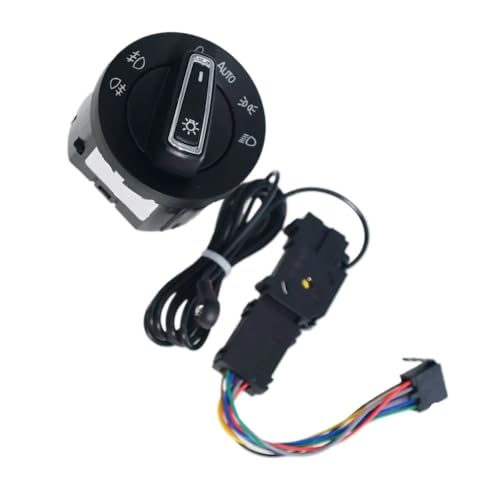 Kompatibel Mit VW Für Golf Mk7 2013 2014 2015 2016 2017 2018 Scheinwerfer Auto Lichtschalter AB Kann Wählen Scheinwerferschalter 5GG941431D Hauptlichtschalter(B1) von VINCTV
