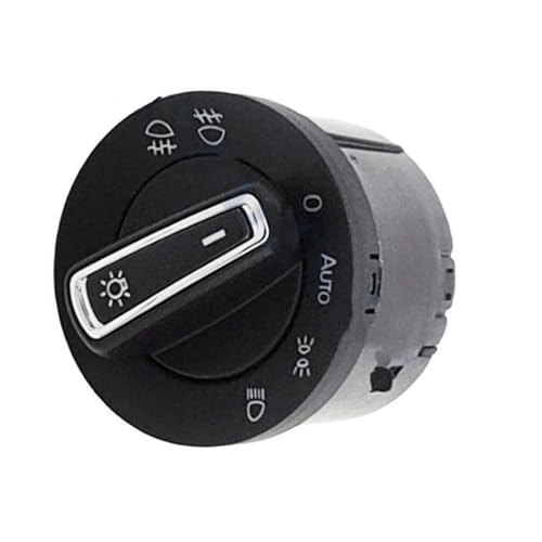 Kompatibel Mit VW Für Golf Mk7 Automatischer Scheinwerfer Automatischer Lichtschalter Chrom Scheinwerferschalter Sensor Scheinwerferschalter 5GG941431D Hauptlichtschalter von VINCTV