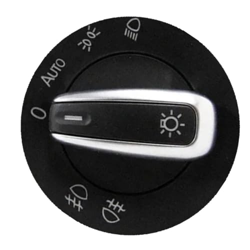 Kompatibel Mit VW Für Golf Plus Für Eos Für Golf MK5 MK6 2006 2007 2008 2009 2010 2011 2012 Scheinwerfer-Steuerschalter 5ND941431B Hauptlichtschalter von VINCTV