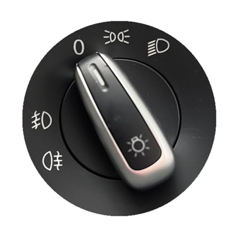 Kompatibel Mit VW Für Golf Plus Für Passat B6 B7 2007 2008 2009 2010 2011 2012 2013 Scheinwerferschalter Nebelscheinwerfer Licht 5ND941431B Hauptlichtschalter(5ND941431A) von VINCTV