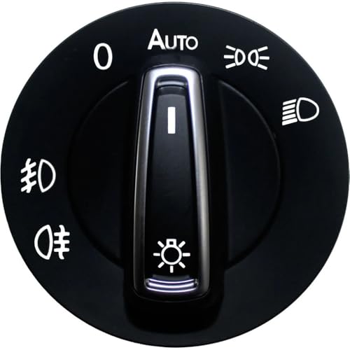 Kompatibel Mit VW Für J&etta Für Passat Für Tiguan 2008 2009 2010 2011 2012 2013 2014 2015 2016 Auto-Scheinwerferlampenschalter 5ND941431B Hauptlichtschalter von VINCTV